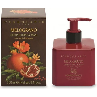 L'Erbolario Melograno - Крем за ръце и тяло с нар 250мл