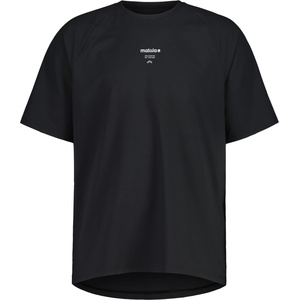 Maloja Мъжка фланелка с къс ръкав за колоездене Maloja WartsteinM. Cycling jersey - Deep Black (056-4236-0111)