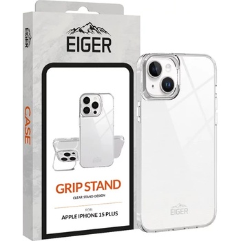 Eiger Eiger Grip Stand Case for iPhone 15 Plus in Clear