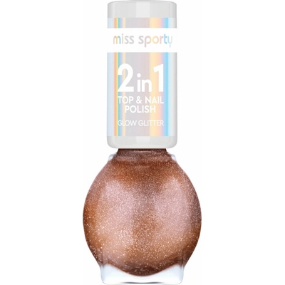 Miss Sporty lak na nechty Glow Glitter 70