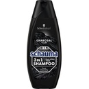 Šampóny Schauma Men šampón Charcoal & Clay 3 v 1 400 ml