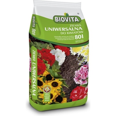 BIOVITA Univerzálny substrát na kvety 80 l