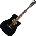Fender CC-60SCE Concert Black Електро-акустична китара Джъмбо