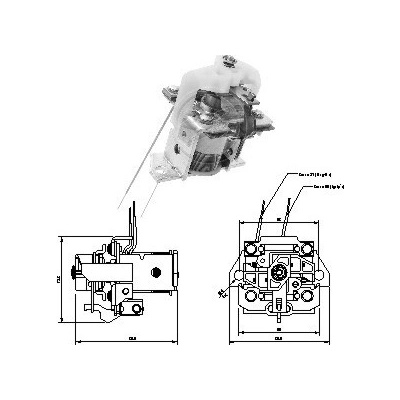 Spínač startéru 0001402057 Bosch 0331100002