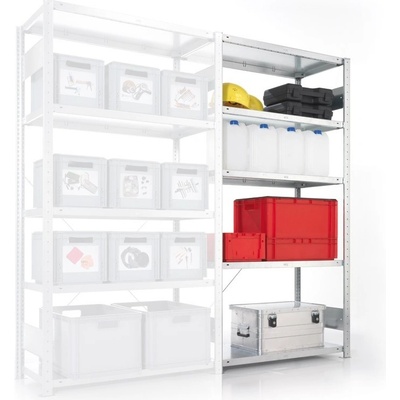 Meta Regál CLIP, 100 kg, 2000 x 1000 x 400 mm – Zboží Mobilmania