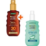 Garnier Ambre Solaire Комплект - Спрей за след слънце и Слънцезащитно олио, SPF30, 200 + 150 ml - baby