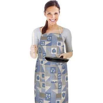 Bellatex zástěra Ema patchwork modrý