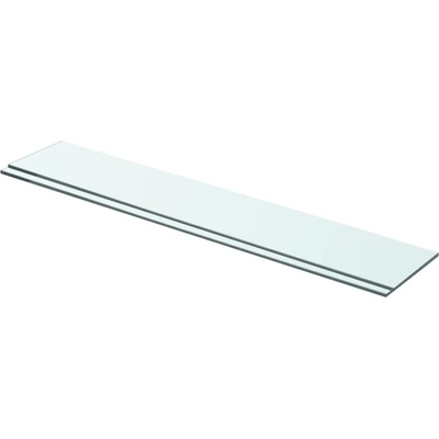 vidaXL Рафтове, 2 бр, панели прозрачно стъкло, 70x12 см (3051567)