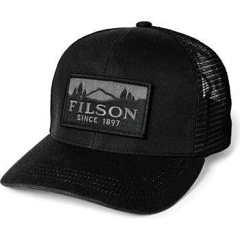 Filson Шапка с козирка Filson Scenic Waxed Logger Mesh Cap - Black - размер One Size (904-6256-0111)