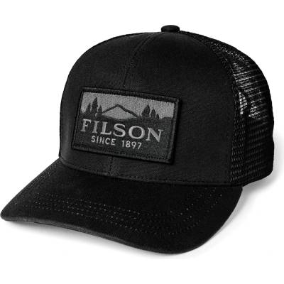 Filson Шапка с козирка Filson Scenic Waxed Logger Mesh Cap - Black - размер One Size (904-6256-0111)