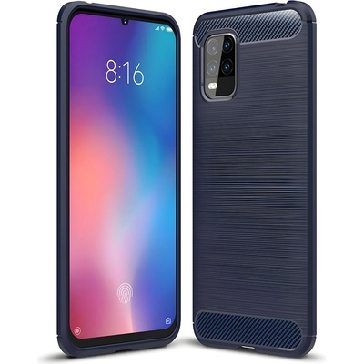 Xiaomi Carbon Shield TPU калъф за Xiaomi Mi 10 Lite - Син KP9429