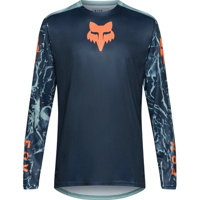 Fox Youth Ranger LS Jersey Image Print Y arctic blue