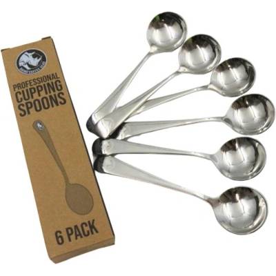 Rhinowares Sada profesionální cupping lžíce nerez 6 ks