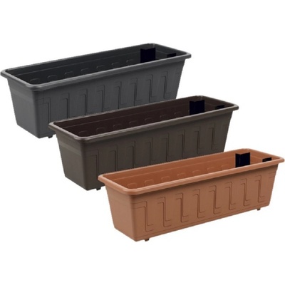 Truhlík samozavlažovací GARDEN FLOR 80cm antracit
