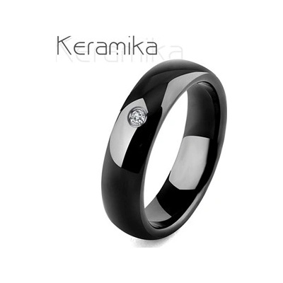 Nubis KM1010-6 dámský keramický prsten černý KM1010 6