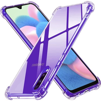 Techsuit Калъф за Samsung Galaxy A30s / A50 / A50s - Удароустойчив Прозрачен Силиконов - Прозрачен
