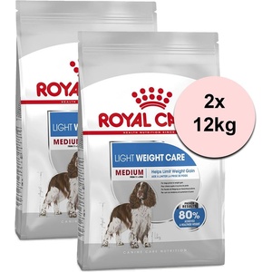 Royal Canin Medium Light Weight Care диетични гранули за средни кучета 2 x 12 кг