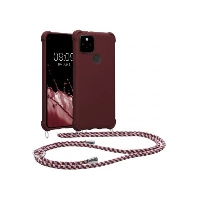 Púzdro kwmobile Google Pixel 5 tmavě červené
