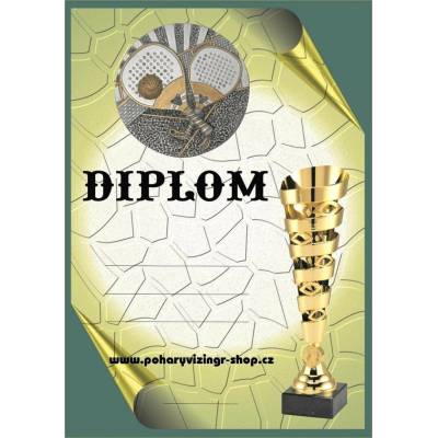 VIZINGR Squash diplom A4 č.8