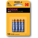 Primárne batérie Kodak MAX AAA 4 ks 227233
