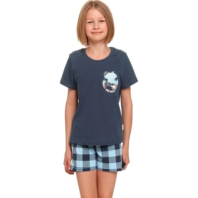 Dětské pyžamo Bil chill out modré