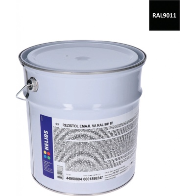 Rezistol email VA černá RAL 9011 5kg