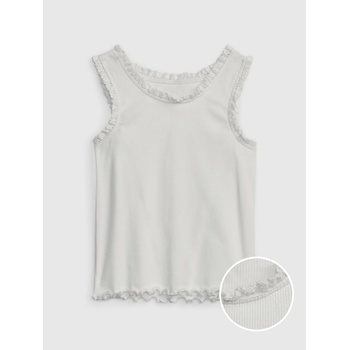 GAP Бебешки потник с дантела GAP GAP | Byal | Момичешки | 104
