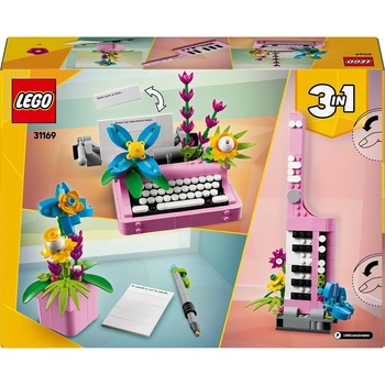 LEGO® Creator 3-in-1 - Typewriter with Flowers (31169)