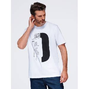 Ombre Clothing Тениска "OM-TSPT-0299" - бяла Ombre Clothing Ombre Clothing | Byal | МЪЖЕ | S