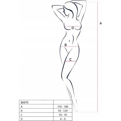 Passion Bodystocking BS075 černý