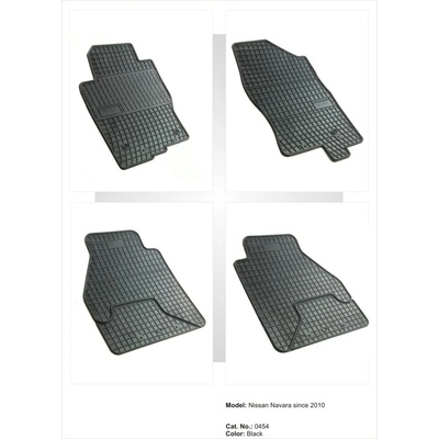 FroGum Гумени стелки за Nissan Navara/Pathfinder 10г. - (pa 0454-51323)