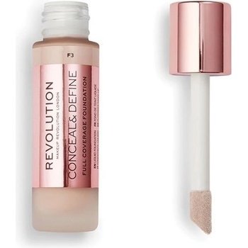 makeup Revolution Conceal & Define krycí make-up F3 23 ml