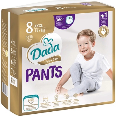 Dada extra care PANTS 8 XXXL 19+kg 29ks