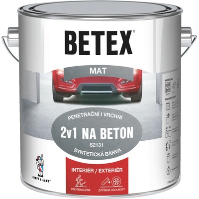 Betex 2v1 na betón S2131 2 kg sivá