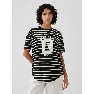 GAP Oversize тениска Gap Athletic GAP GAP | Cheren | ЖЕНИ | XXS