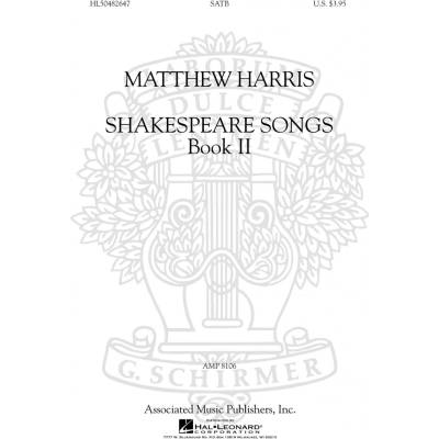 Shakespeare Songs, Book 2 SATB A Cappella noty pro sbor SATB a Cappella 1051059