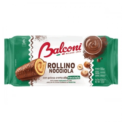 Рулца Rollino лешников крем Balconi 6х37гр