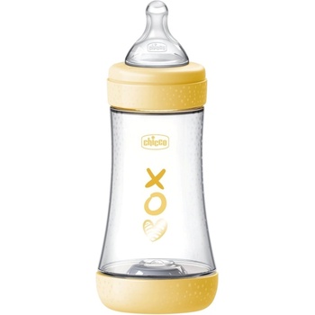 Chicco Бебешко шише Chicco Perfect 5 - PP, 240 ml, жълто (39249000)