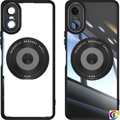Sony Xperia 10 VI Magnetic 360 Degree Rotation Удароустойчив Ring Holder Калъф и Протектор