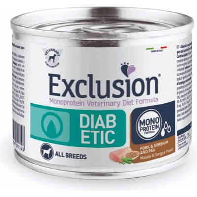 Exclusion Monoprotein Vet Diet Diabetic All Breeds bravčové mäso cirok a hrach 200 g