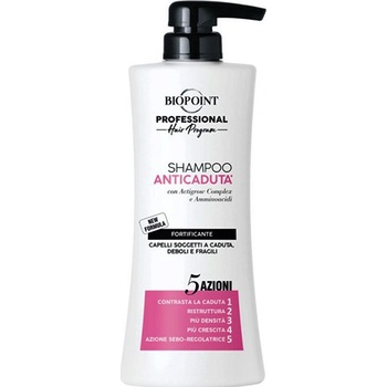 Biopoint Shampoo Anticaduta profesionální šampon proti vypadávání vlasů 400 ml