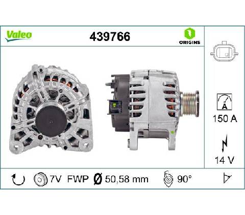 Alternátor VALEO 439766