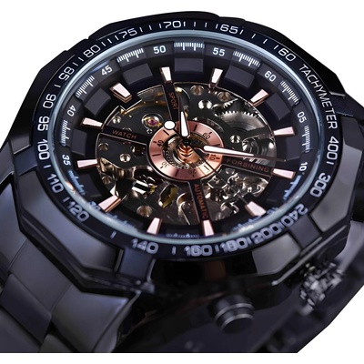 Forsining Часовник forsining to-14527 - Черен kp14527 (to-14527)