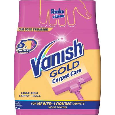 Vanish Shake & Clean prášok na čistenie kobercov 650 g