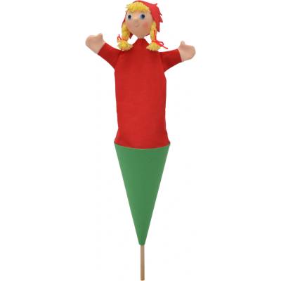 MUB2 Červená Karkulka 55 cm 3v1 kornútový maňuška