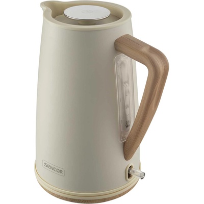 Sencor Електрическа кана за вода SWK 2717YG, 2250 W, 1.7 L, Бял