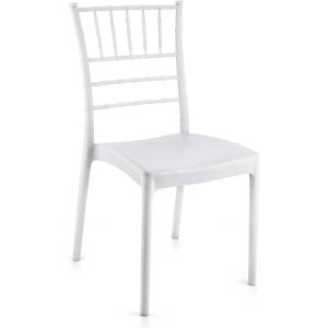 Irak plastik ИП-Пластмасов стол "TIFFANY" 44x42xh92cm БЯЛ (HK-350) (0131649)