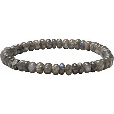 Nefertitis Labradorit náramek z rondelek A kvality 6 mm NF63250 obvod cca 16 až 21 cm
