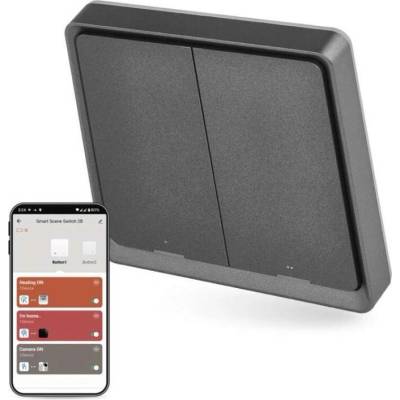 EMOS GoSmart Přenosný ovladač scén IP-2002ZB, ZigBee 3.0, 2-tlačítkový