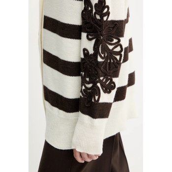 Ermanno Scervino Жилетка с вълна Ermanno Scervino дамска в бежово 57TN044EA5 (57TN044EA5)